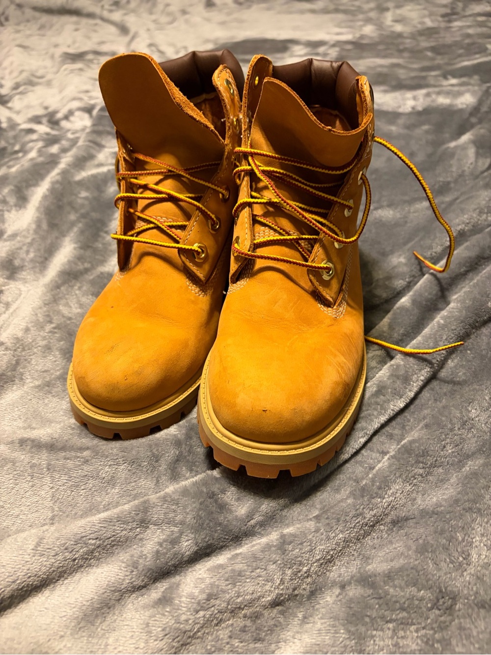 Timberland Wheat-Tone Lace-Up Work Boots